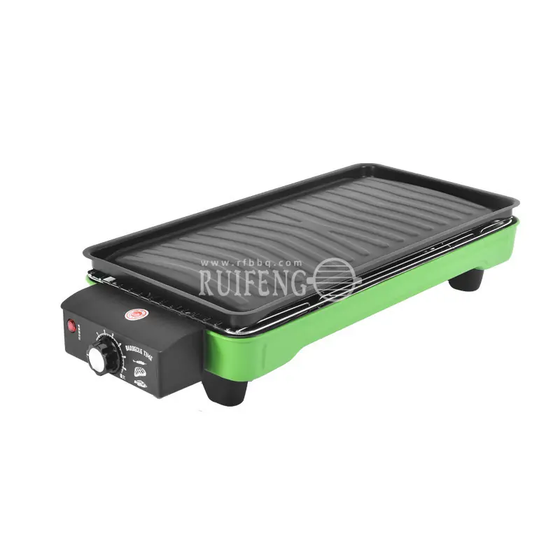 Electric Grills Indoor Korean BBQ Grill , Green