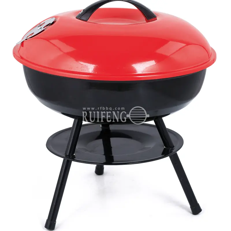 14 Inch Red charcoal grill BBQ grill , RF-BQ33