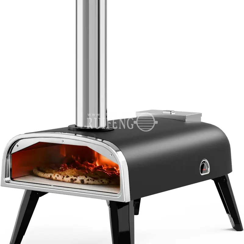 Portable Stainless Steel Pizza Oven 12" Wood Fired