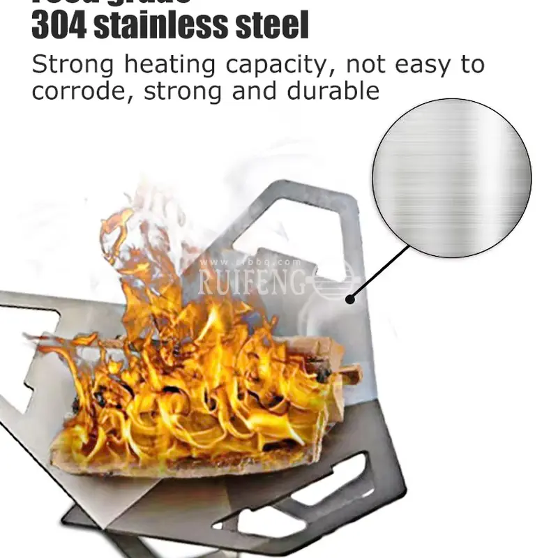 304 Stainless Steel Folding Charcoal Grill-5.webp